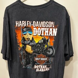 Harley-Davidson Charcoal Tee with Bold Graphic